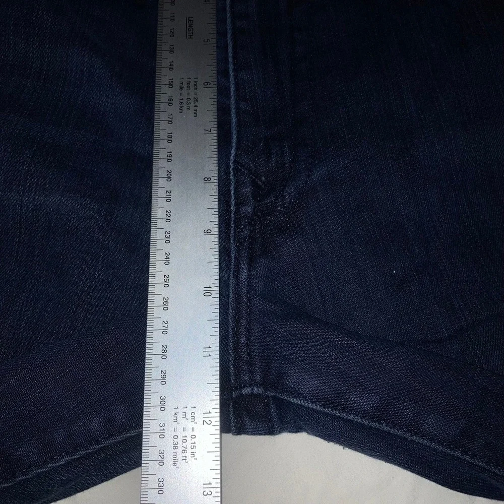 True Religion Jeans Mens 44x33 Geno Relaxed Slim Streetwear USA Denim Dark Blue